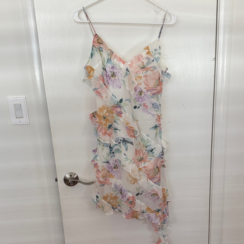 A&F Floral Ruffle Dress